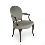 An Exceptional Set of Twelve George III Armchairs in the French Hepplewhite