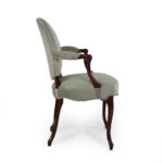 Set of Twelve George III Armchairs in the French Hepplewhite side profile