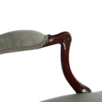 Set of Twelve George III Armchairs in the French Hepplewhite side profile arm