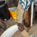 Before re-upholstery frame