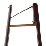 A fine George III mahogany pole ladder top