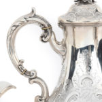 historically important Victorian silver handle detail