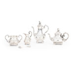 historically important Victorian silver tea and coffee set, presented to Francis Pettit-Smith