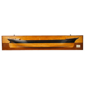 A half hull model of iron barque “Java,” 1881