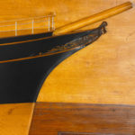 A half hull model of iron barque “Java,” 1881 details