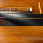 A half hull model of iron barque “Java,” 1881 detail