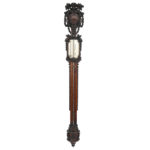 Lord Vernon’s Sudbury Hall lime wood barometer, by J. Braund after Grinling Gibbons