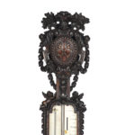 Lord Vernon’s Sudbury Hall lime wood barometer, by J. Braund after Grinling Gibbons detail