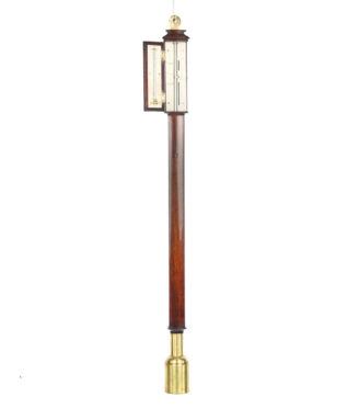 A fine mahogany ship’s stick barometer by Dolland & Son open
