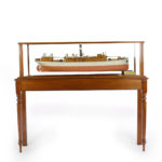 A mirror-backed shipyard model of ‘S.S. Scott’, by Garston of Liverpool, 1904