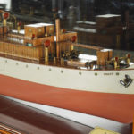 A mirror-backed shipyard model of ‘S.S. Scott’, by Garston of Liverpool, 1904 details
