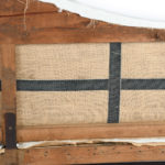 sofa from Powderham Castle sofas/settees back details