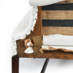 sofa from Powderham Castle sofas/settees back detail