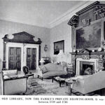 Pair of mahogany sofas from Powderham Castle sofas/settees - original image