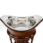 Antique Wine Cooler wooden silver