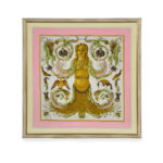 A fine framed Hermès 90 silk square of Cerès, by Françoise Faconett, circa 1967