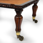 A set of Victorian mahogany library steps legs