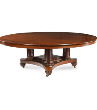 A Fine Late Regency Mahogany 7ft Diameter Dining Table, Possibly by William Trotter
