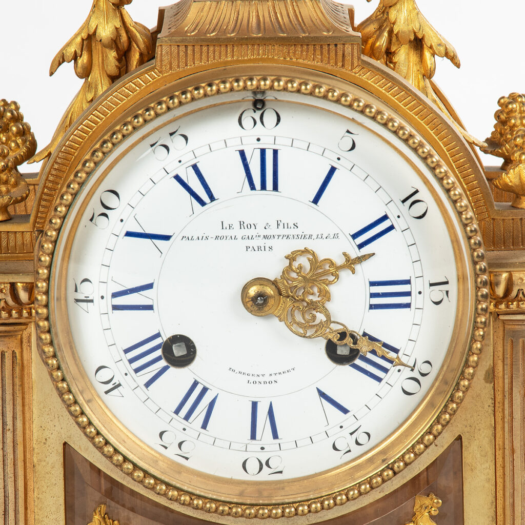 A Fine Late 19th Century French Le Roy and Fils Ormolu Mantel Clock ...