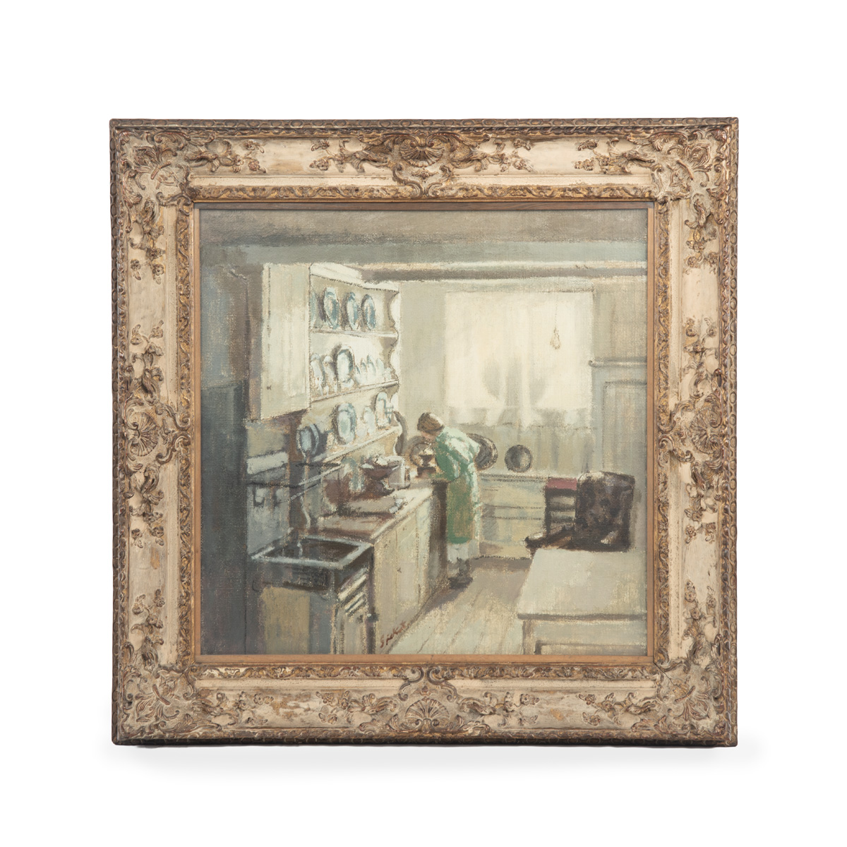 A Fine Late Period Walter Sickert Painting, The Coffee Mill, Which is Entirely Fresh to the Market Having Never Before Been Offered for Sale